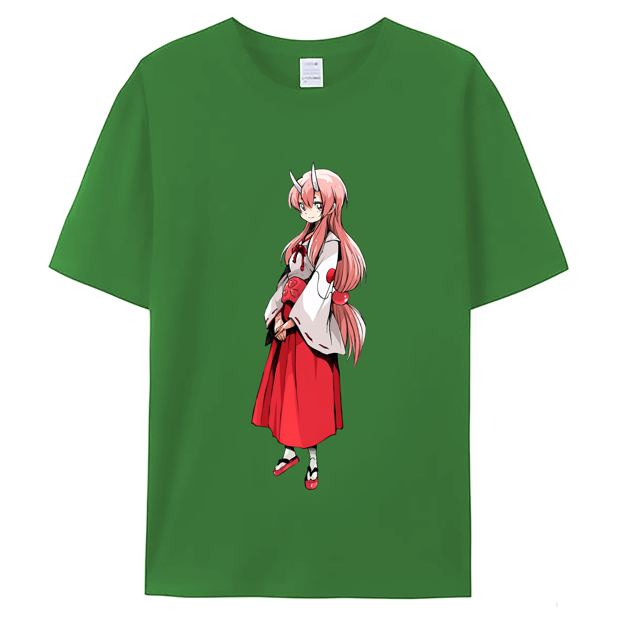 （画像用） 転スラ Regarding Reincarnated to Slime レディースカジュアルプリントTシャツ（綿100％）